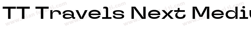 TT Travels Next Medium字体转换